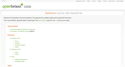 Desktop Screenshot of code.openbravo.com